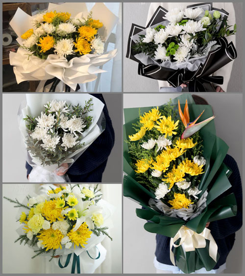 贵州贵阳花溪区党武乡葵林村白事花束代送